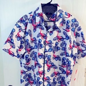 Mens Button Down Shirt XXXL